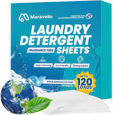 Vacplus Laundry Detergent Sheets Natural - 60 Sheets (120 Loads)