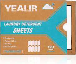 Homevative Laundry Detergent Sheets, Easy dissolve, 30 sheets, Fresh &  Clean scent, Eco-friendly package, Great